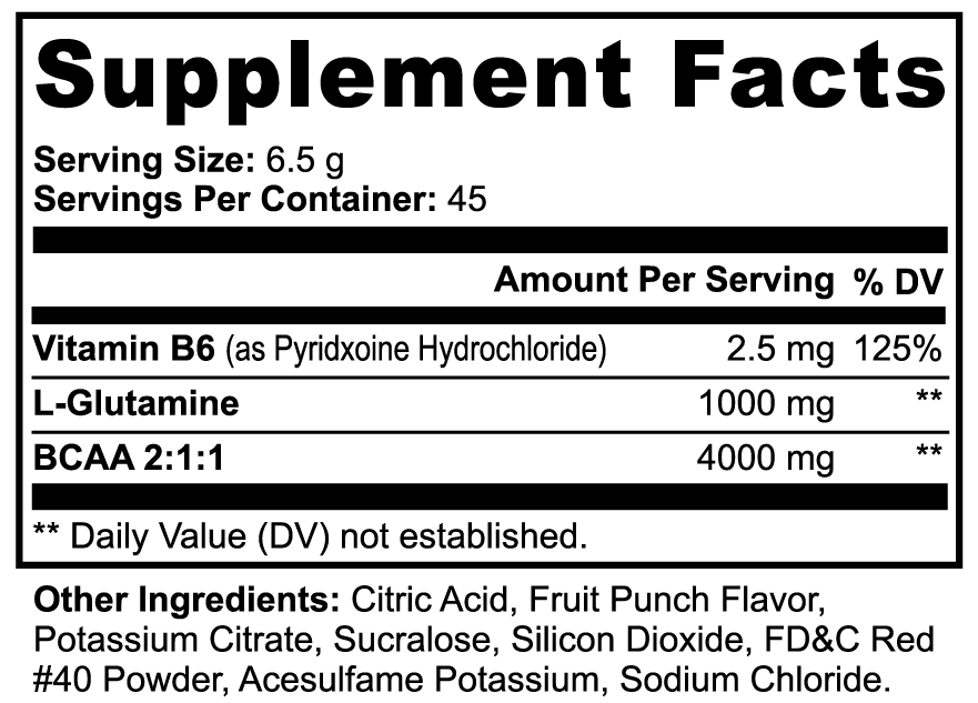 BCAA (Fruit Punch)
