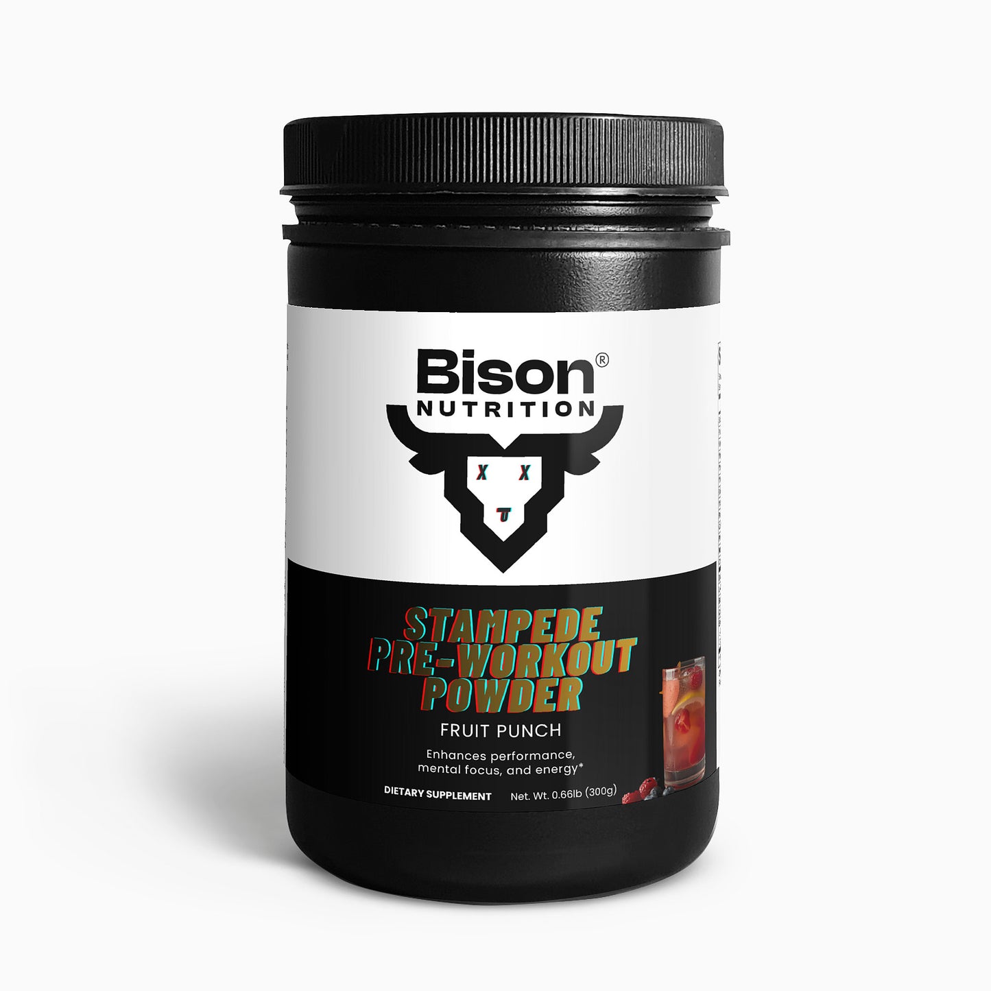 Stampede Pre-Workout Powder (Fruit Punch)