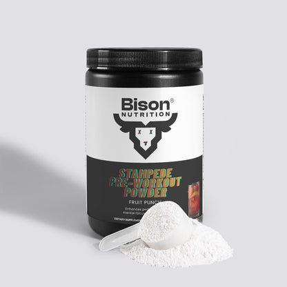 Stampede Pre-Workout Powder (Fruit Punch)