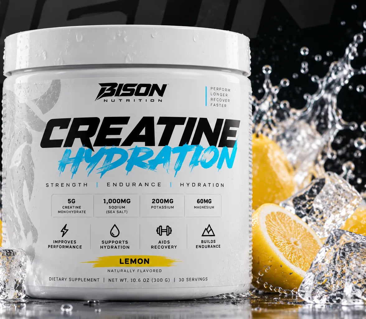 Bison Creatine Hydration, Lemon
